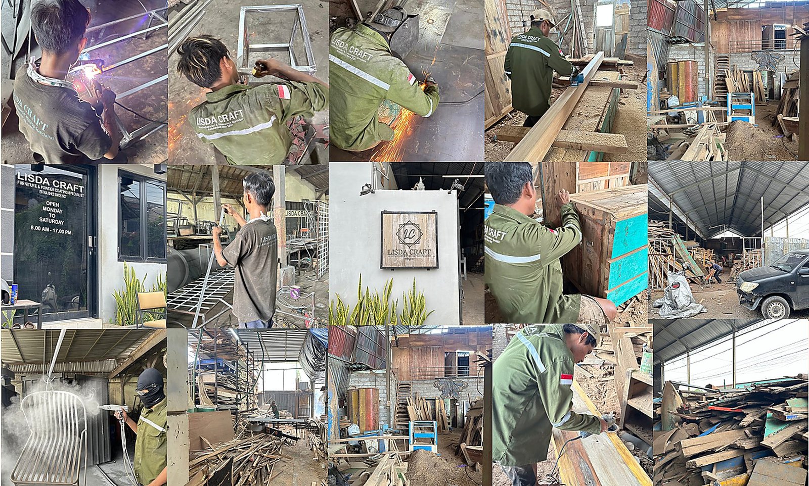 Tim dan workshop Lisda Craft